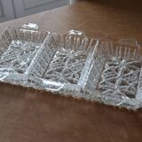 Crystal appetizer plates/trinkets
