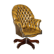 Vintage Leather Chesterfield Director's Armchair