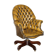 Vintage Leather Chesterfield Director's Armchair