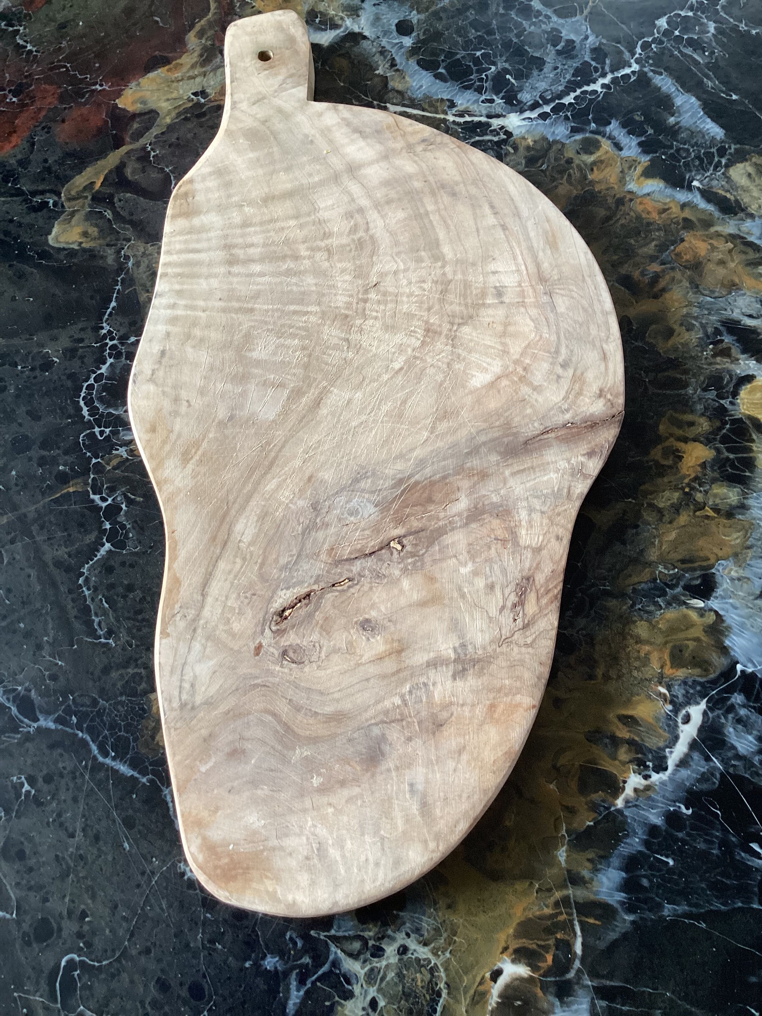Vintage light wood cutting board