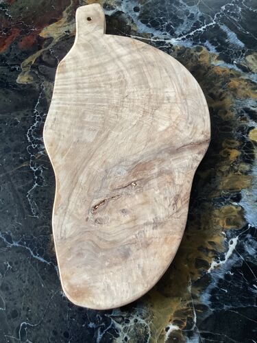 Planche à découper en bois clair vintage
