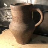 Pottery pitcher Lempereur Sars signed