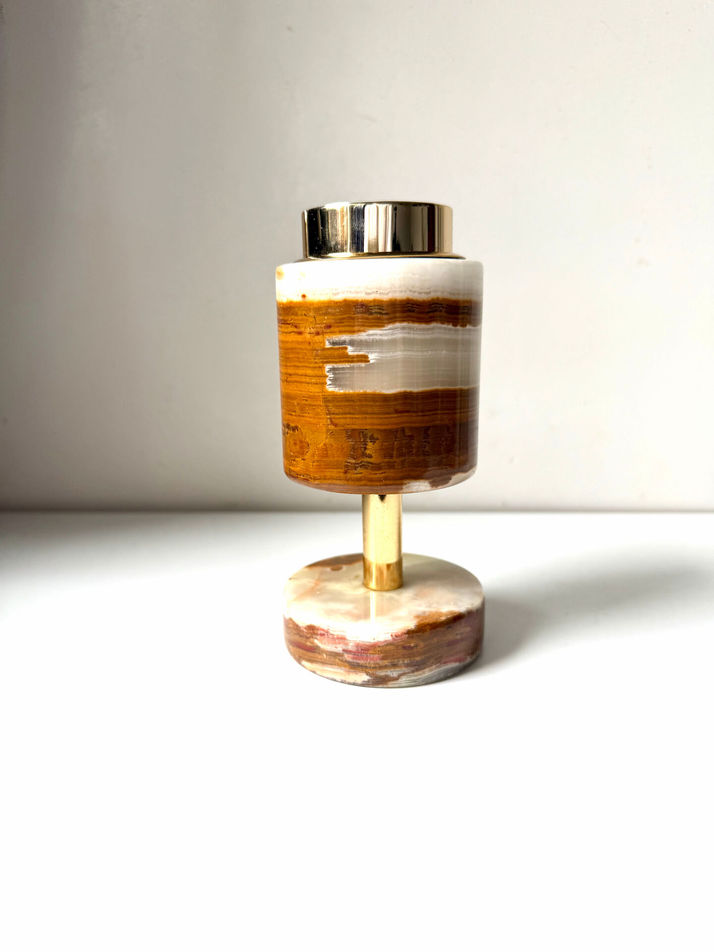 Vintage SAROME Japan Marble Onyx Table Lighter