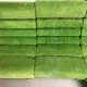 Modular green velvet corner sofa, 1970s