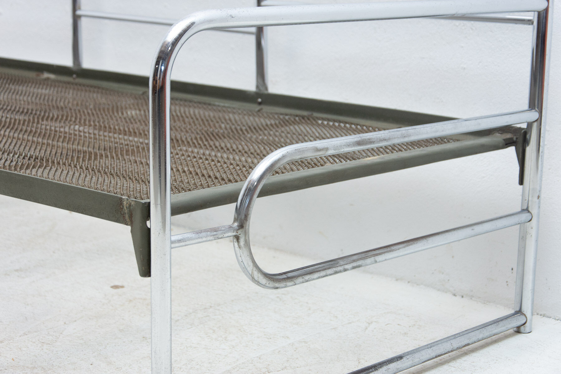 Tubular steel Bauhaus sofa, 1930´s, Bohemia