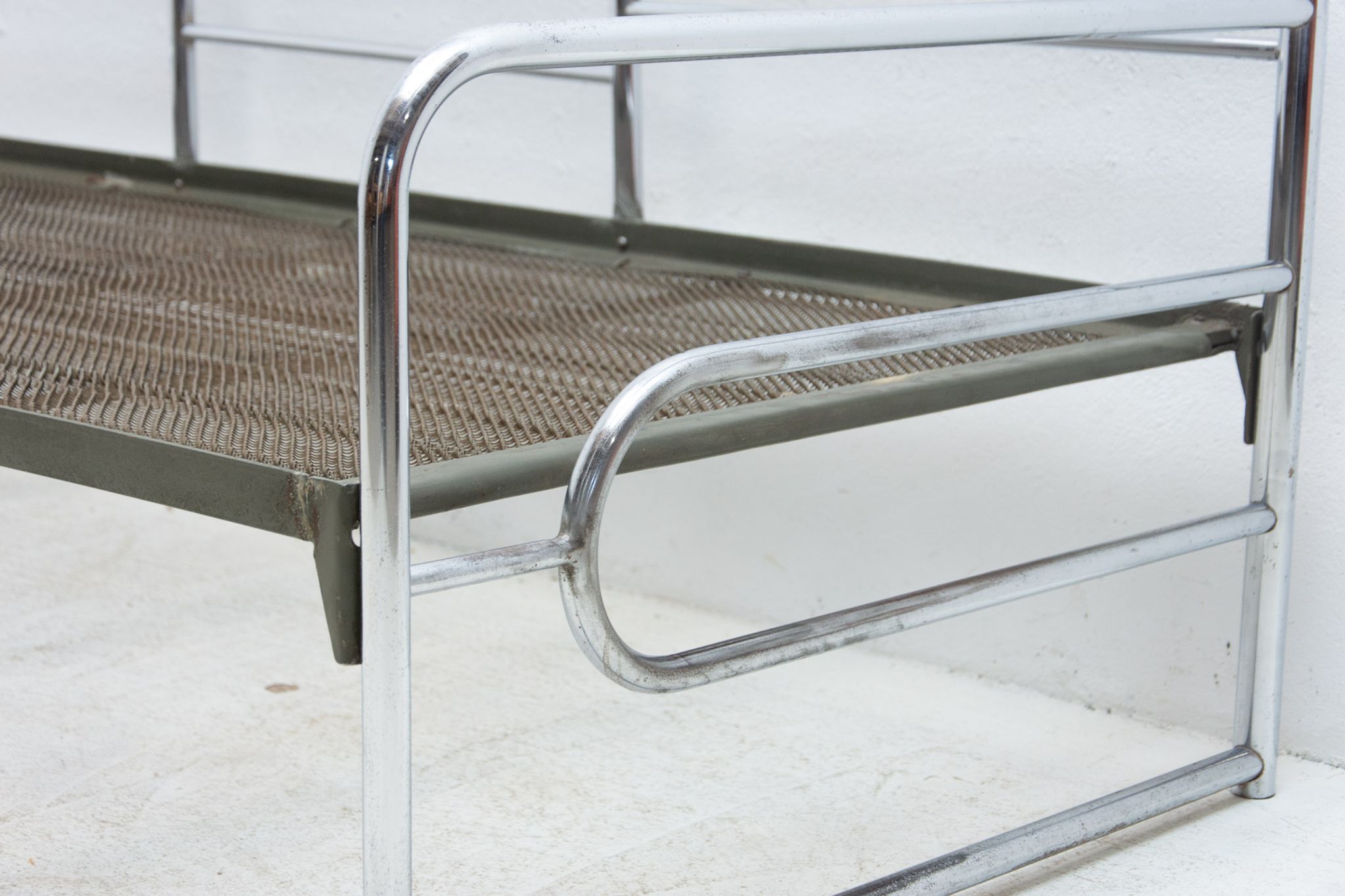 Tubular steel Bauhaus sofa, 1930´s, Bohemia