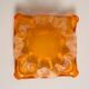 Mid-Century Orange Murano Glass Ashtray, Italy, 1970s