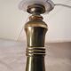 Very large classic luxury lamp bronze and wood