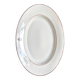 SG monogrammed oval porcelain dish