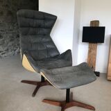Fauteuil modèles 808 et pouf 808H design Studio Formstelle Munich 2014