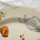 5 assiettes terre de fer polychrome hb Choisy le roi