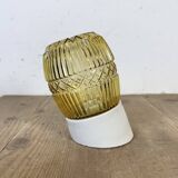 Vintage White Porcelain Wall Light, 1970s