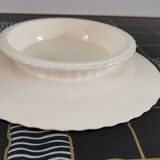 Compotier Longchamp Terre de Fer model "ribbons"