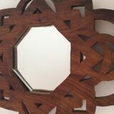 Opened wood mirror 16x29cm