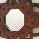 Opened wood mirror 16x29cm