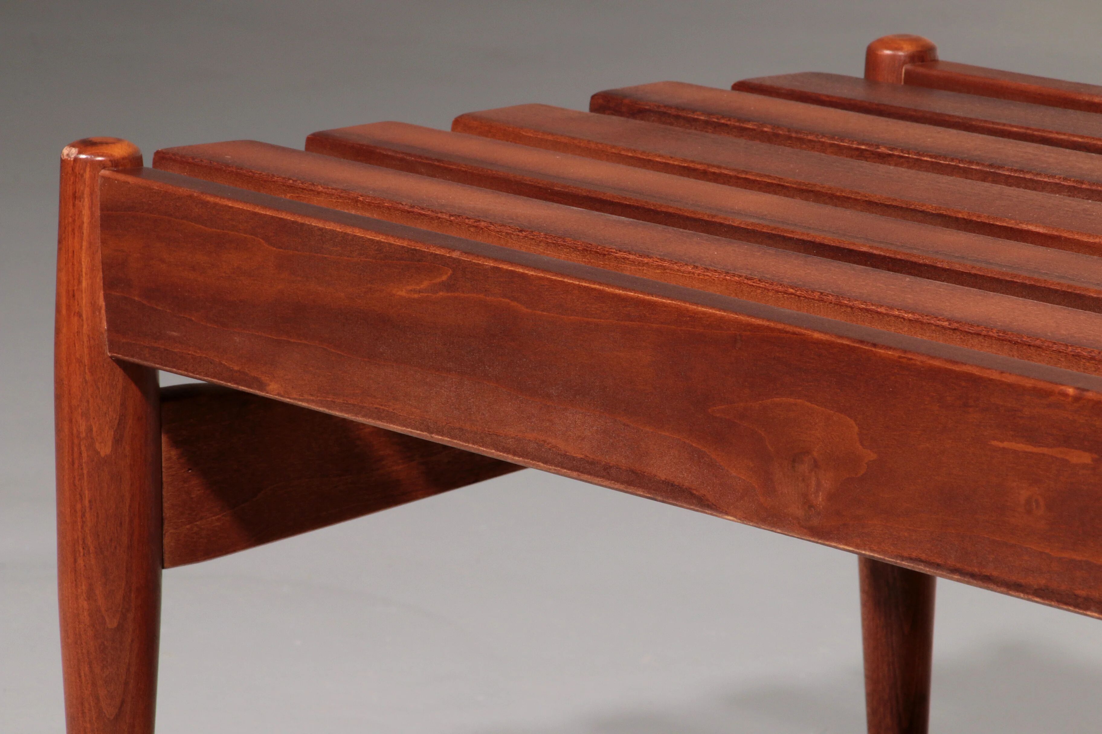 Walnut bench by Gio Ponti made by Fratelli Reguitti 1950