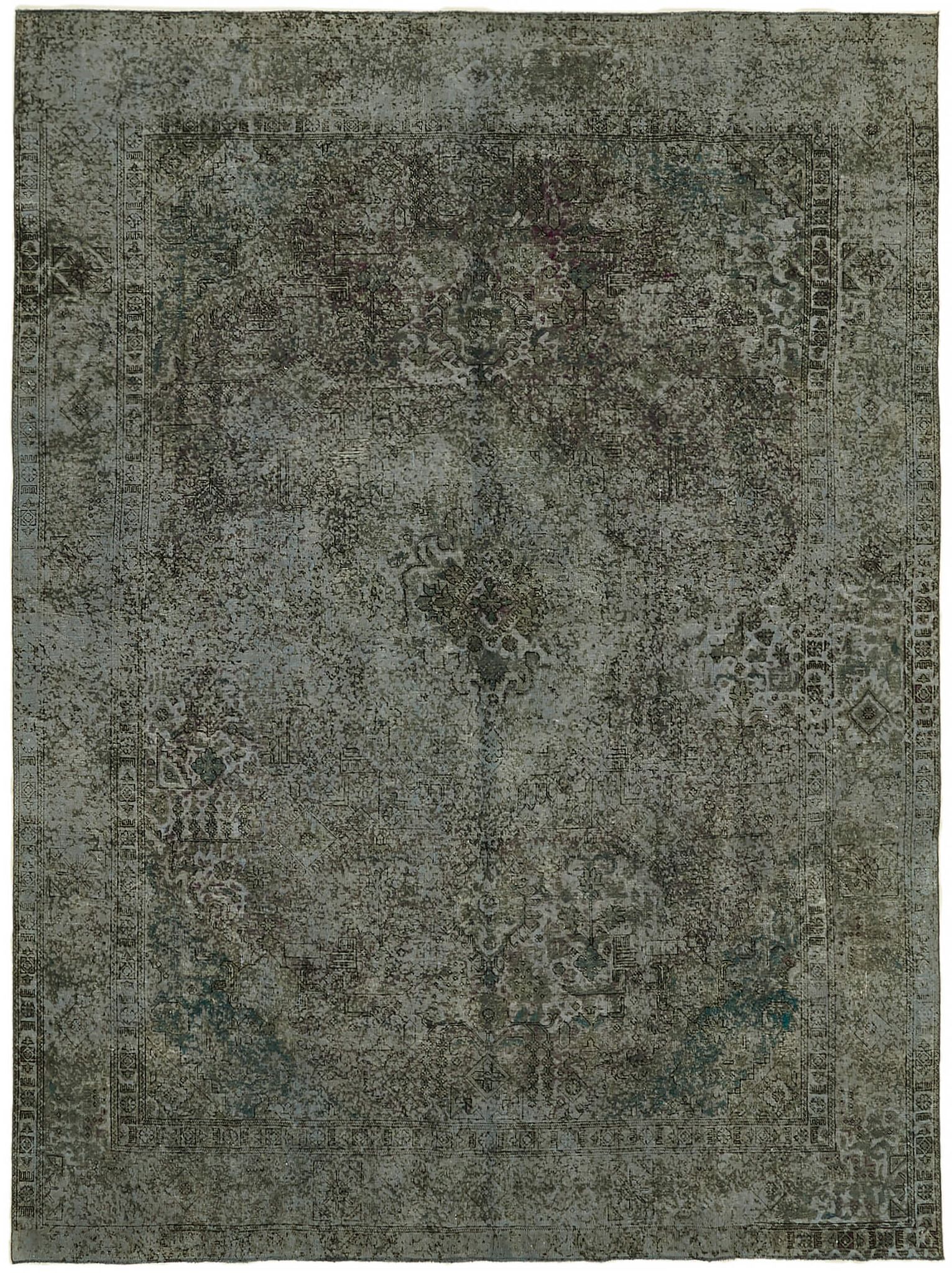 Grey wool carpet 1970, 295 cm x 387 cm