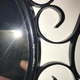 Miroir Chaty Vallauris en fer forgé 37cm