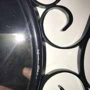 Chaty Vallauris wrought iron mirror 37cm