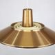 XL Danish copper pendant lamp 1970s