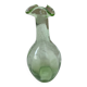 Small vintage soliflore vase in blown glass, water green — Pinched neck