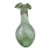 Small vintage soliflore vase in blown glass, water green — Pinched neck
