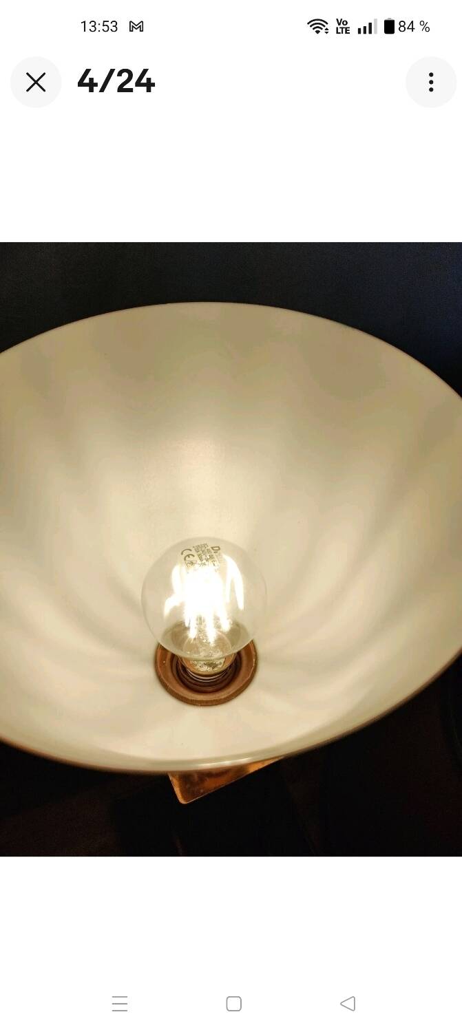 Lampe Art Déco Attribuée à Paul Dupré Lafon / Cuir Se killier et Parch