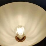 Lampe Art Déco Attribuée à Paul Dupré Lafon / Cuir Se killier et Parch