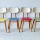 Dining chairs by ton, 1960’