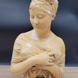 Bust woman plaster
