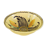 Antique Puente de Arzobispo Talavera Handmade Ceramic Glazed Lebrillo Bowl