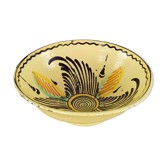 Antique Puente de Arzobispo Talavera Handmade Ceramic Glazed Lebrillo Bowl