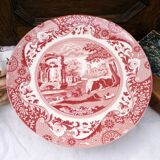 Plateau à gâteaux Cranberry Spode « Italian » Design Lavable au lave-vaisse