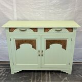Wooden buffet in a revamped Art Deco style