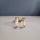 Antique brass pipe holder