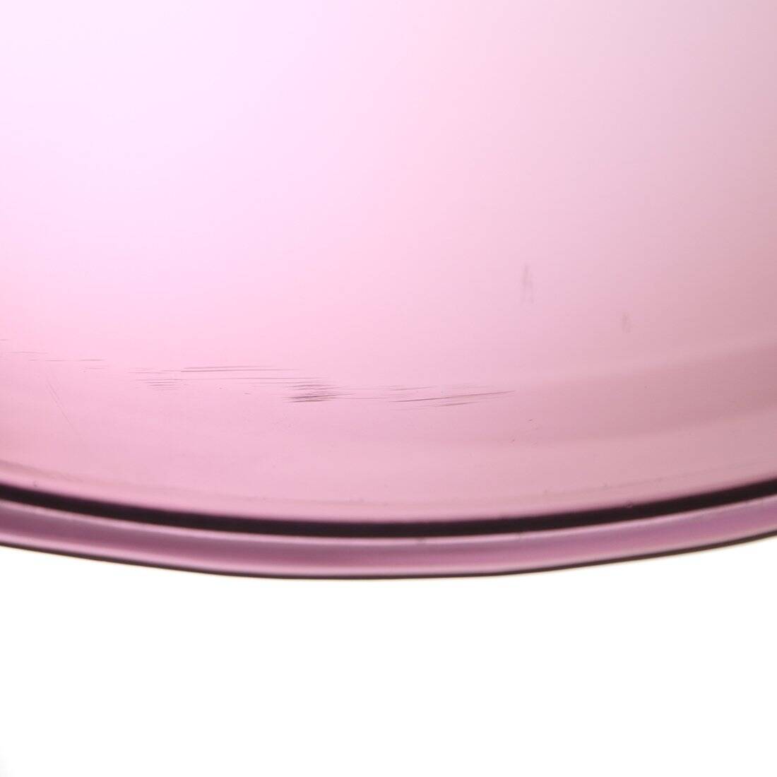 Suspended chandelier in violet methacrylate and glass, 1950s