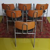 Suite de 6 chaises Stella vintage