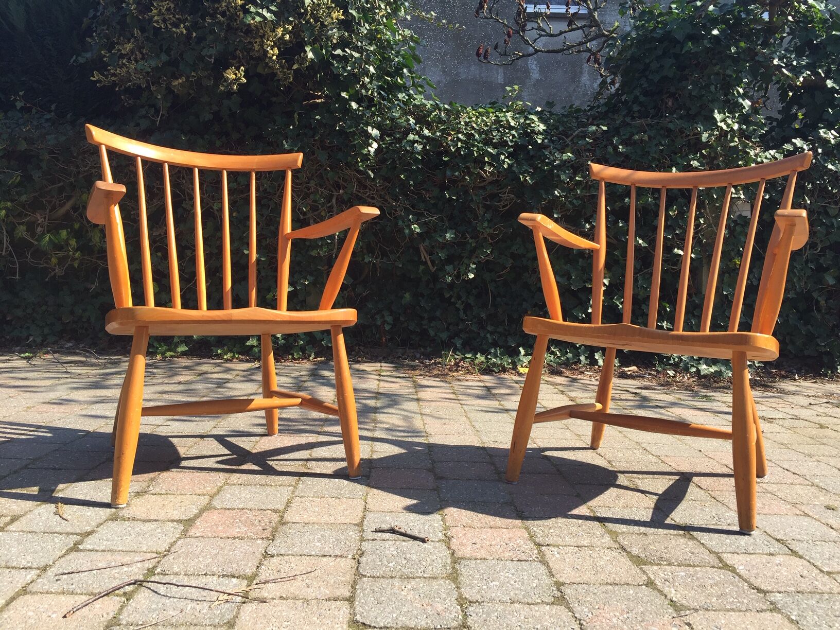 Pair of scandinavian armchairs 1960