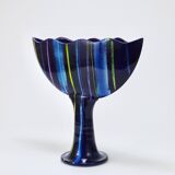 Large Postmodern Ceramic Vase by Jesper Packness, Memphis Style, Denmark