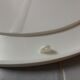Round plastic mirror 70s