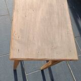 Desk or table in raw wood