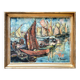 Tableau Vintage - Oil on Canvas, Signed J. Paradis – 20th Century