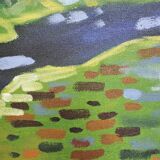 Landscape painting on canvas, early twenty-first century