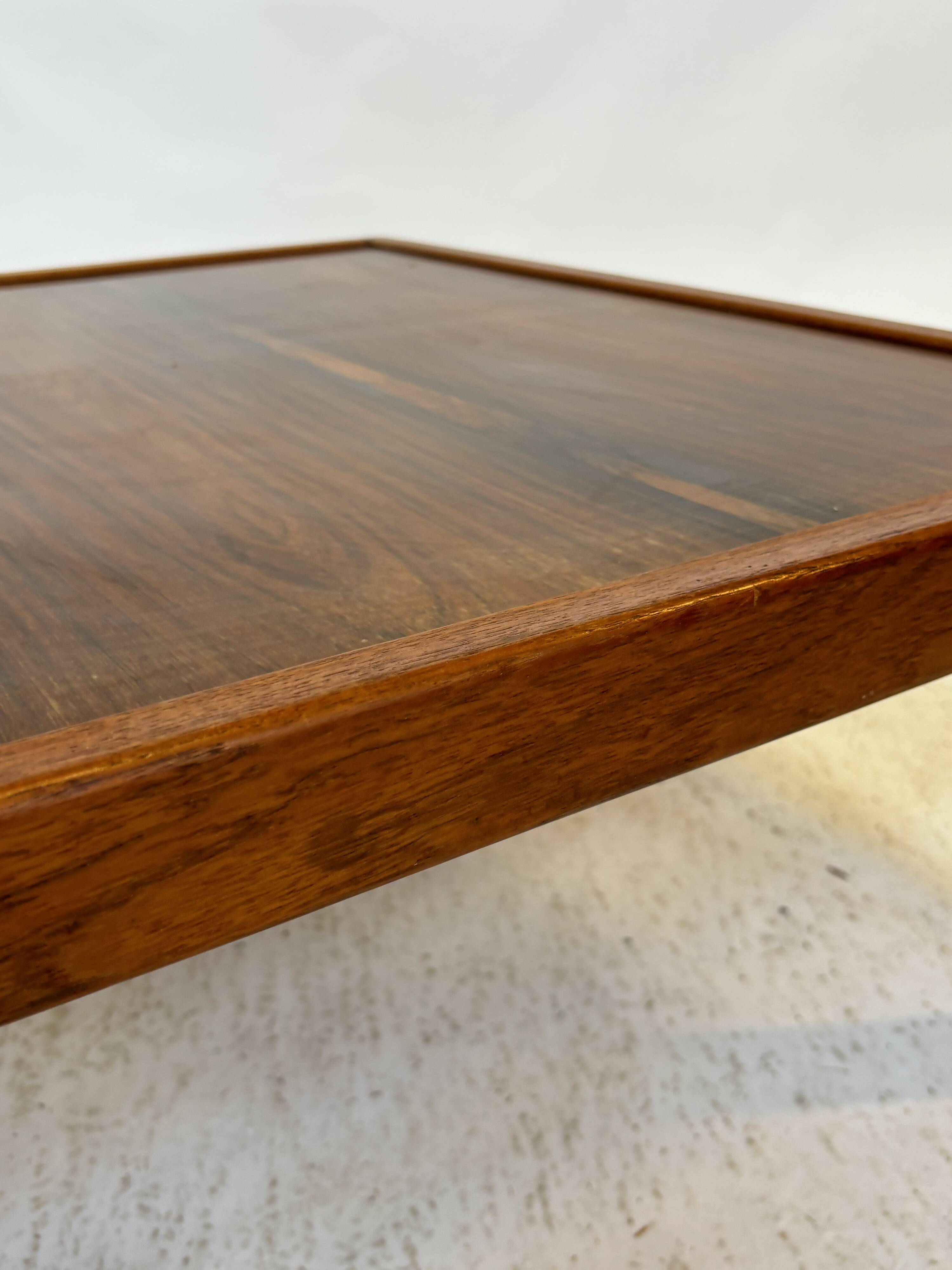 Vintage coffee table rosewood 70's design minimalist