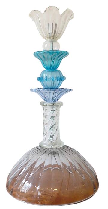 grande lampe à poser en verre de Murano