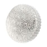 Moulded glass sconce