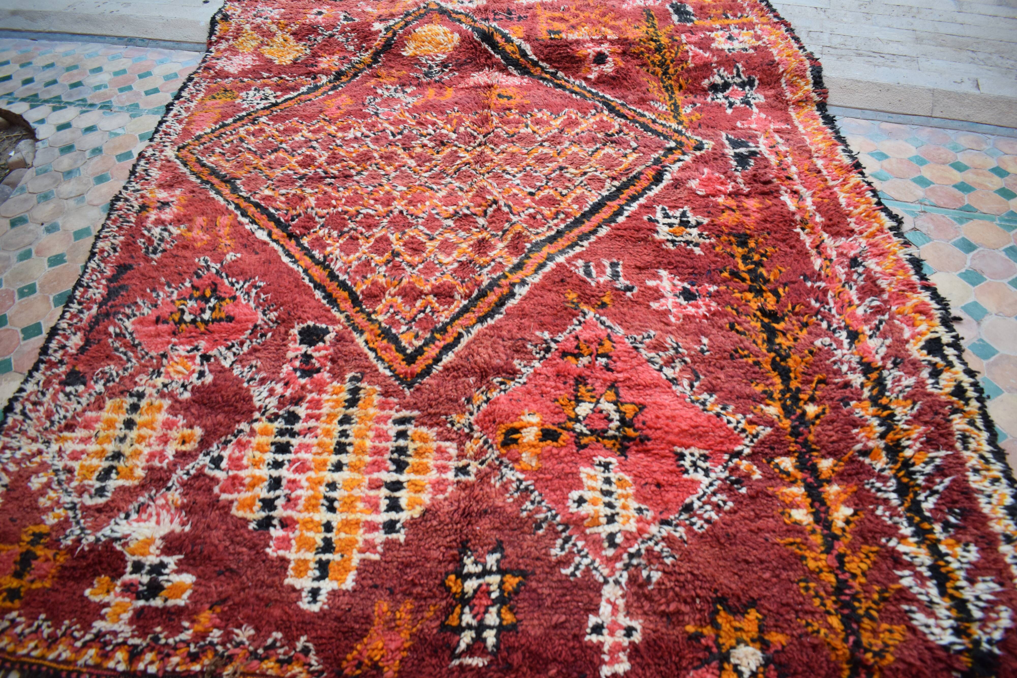 Moroccan Berber rug vintage atlas