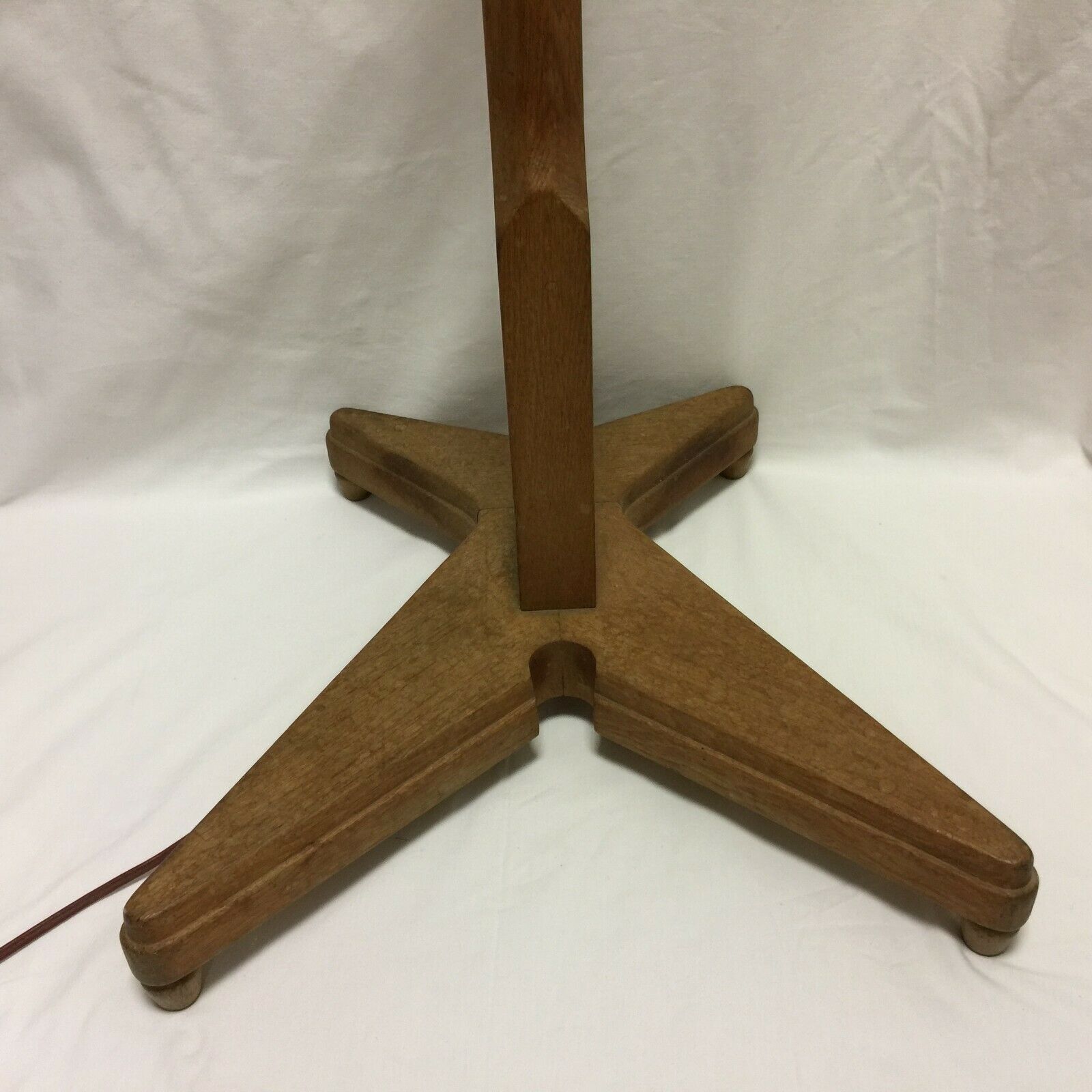 Lampadaire par Robert Guillerme et Jacques Chambron en chêne et faïence, 1960