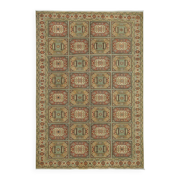 Turkish Wool Vintage Kayseri Rug 197 cm x 287 cm