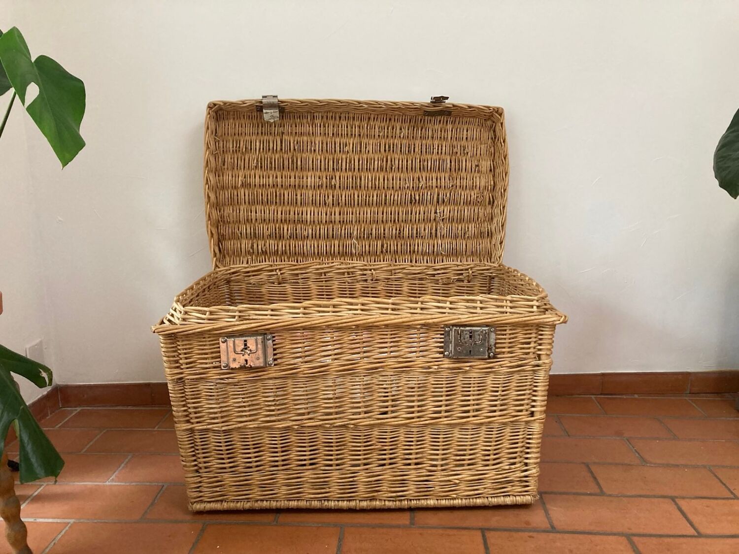 Large wicker/rattan trunk